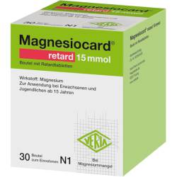 MAGNESIOCARD retard 15 mmol Beutel m.ret.Filmtabl. von Verla-Pharm Arzneimittel GmbH & Co. KG