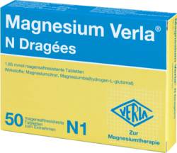 MAGNESIUM VERLA N Dragees 50 St von Verla-Pharm Arzneimittel GmbH & Co. KG