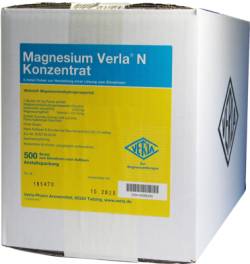 MAGNESIUM VERLA N Konzentrat Plv.z.H.e.L.z.Einn. 500 St von Verla-Pharm Arzneimittel GmbH & Co. KG