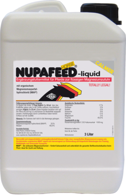 NUPAFEED Horse liquid Erg�nzungsfutterm.f.Pferde 3000 ml von Verla-Pharm Arzneimittel GmbH & Co. KG