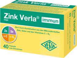 ZINK VERLA immun Caps 40 St von Verla-Pharm Arzneimittel GmbH & Co. KG