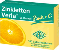 ZINKLETTEN Verla Orange Lutschtabletten 49 g von Verla-Pharm Arzneimittel GmbH & Co. KG