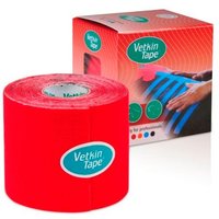 VetkinTape 6cm Rot, Kinesiotape für Pferde u.a. Tiere von VetkinTape