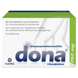 "Dona 750mg Filmtabletten 84 Stück" von "Viatris Healthcare GmbH - Zweigniederlassung Bad Homburg"