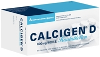 CALCIGEN D 600 mg/400 I.E. Kautabletten 120 St von Viatris Healthcare GmbH