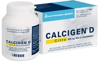 CALCIGEN D Citro 600 mg/400 I.E. Kautabletten 50 St von Viatris Healthcare GmbH