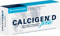 CALCIGEN D forte 1000 mg/880 I.E. Brausetabletten 40 St von Viatris Healthcare GmbH