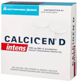 CALCIGEN D intens 1000 mg/880 I.E. Kautabletten 120 St von Viatris Healthcare GmbH