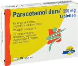 Paracetamol dura 500mg von Viatris Healthcare GmbH - Zweigniederlassung Bad Homburg