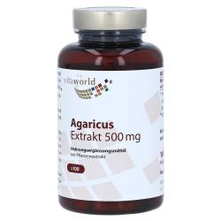 "AGARICUS EXTRAKT 500 mg Kapseln 100 Stück" von "Vita World GmbH"