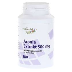 "ARONIA EXTRAKT 500 mg Kapseln 120 Stück" von "Vita World GmbH"