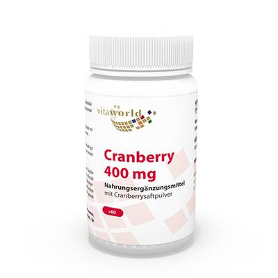 CRANBERRY 400 mg Kapseln 60 St von Vita World GmbH
