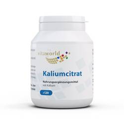 KALIUMCITRAT 560 mg Kapseln 120 St von Vita World GmbH