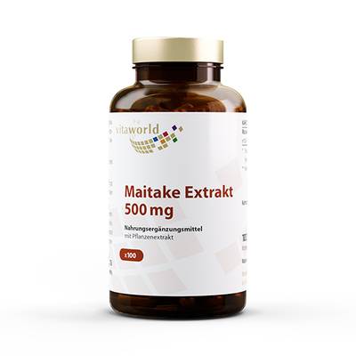 MAITAKE EXTRAKT 500 mg Kapseln 100 St von Vita World GmbH
