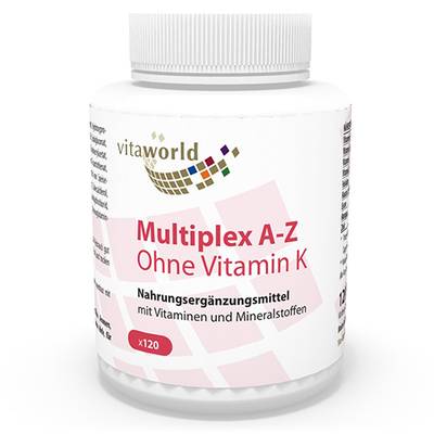 MULTIPLEX A-Z ohne Vitamin K Kapseln 120 St von Vita World GmbH