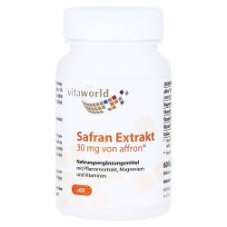"SAFRAN EXTRAKT 30 mg Kapseln 60 Stück" von "Vita World GmbH"