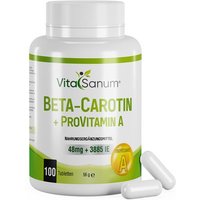 VitaSanum® Beta-Carotin (ProVitamin A 3885 IE) von VitaSanum