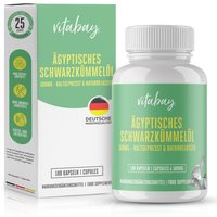 Ägyptisches Schwarzkümmelöl 500 mg von Vitabay