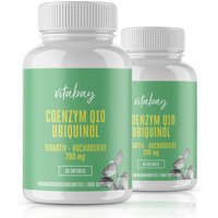 Vitabay Coenzym Q10 Ubiquinol 200 mg Bioaktiv - Hochdosiert von Vitabay