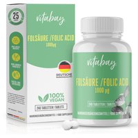 Vitabay Folsäure - Folic Acid - 1000 mcg von Vitabay