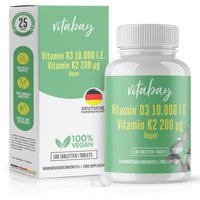 Vitabay Vitamin D3 10000 I.e. + K2 200 mcg Depot von Vitabay