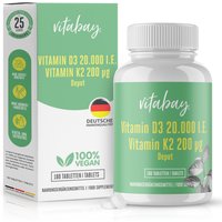 Vitabay Vitamin D3 K2 20000 IE von Vitabay