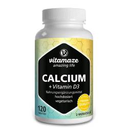 CALCIUM D3 600 mg/400 I.E. vegetarisch Tabletten 120 St Tabletten von Vitamaze GmbH