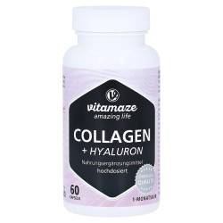 "COLLAGEN 300 mg+Hyaluron 100 mg hochdosiert Kaps. 60 Stück" von "Vitamaze GmbH"