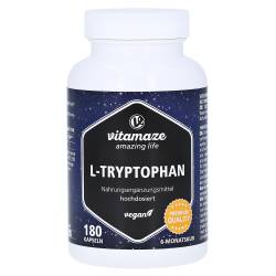 "L-TRYPTOPHAN 500 mg hochdosiert vegan Kapseln 180 Stück" von "Vitamaze GmbH"