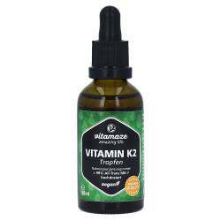 "VITAMIN K2 MK7 Tropfen hochdosiert vegan 50 Milliliter" von "Vitamaze GmbH"