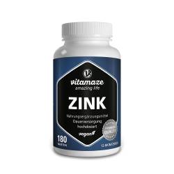 "ZINK 25 mg hochdosiert vegan Tabletten 180 Stück" von "Vitamaze GmbH"