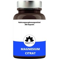 Magnesiumcitrat Kapseln - elementares Magnesium hochdosiert von VitaminFuchs von VitaminFuchs
