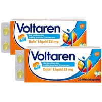 Voltaren Dolo Liquid 25 mg Weichkapseln, gegen Muskelschmerzen von Voltaren