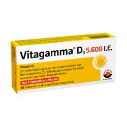 VITAGAMMA D3 5.600 I.E .Vitamin D3 NEM Tabletten 20 St von W�rwag Pharma GmbH & Co. KG