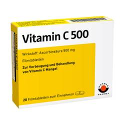 VITAMIN C 500 Filmtabletten 20 St von W�rwag Pharma GmbH & Co. KG
