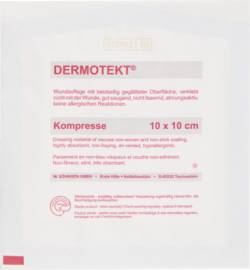 DERMOTEKT Kompresse V 10x10 cm 1 St von W.S�HNGEN GmbH