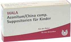 ACONITUM/CHINA comp.Kindersuppositorien 10X1 g von WALA Heilmittel GmbH