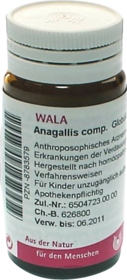 ANAGALLIS COMP.Globuli 20 g von WALA Heilmittel GmbH