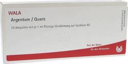 ARGENTUM/QUARZ Ampullen 10X1 ml von WALA Heilmittel GmbH