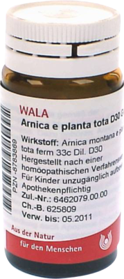 ARNICA E Planta tota D 30 Globuli 20 g von WALA Heilmittel GmbH