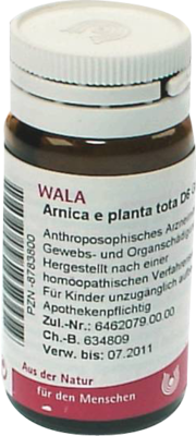 ARNICA E Planta tota D 6 Globuli 20 g von WALA Heilmittel GmbH