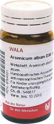 ARSENICUM ALBUM D 30 Globuli 20 g von WALA Heilmittel GmbH