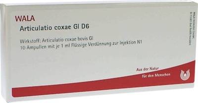 ARTICULATIO coxae GL D 6 Ampullen 10X1 ml von WALA Heilmittel GmbH