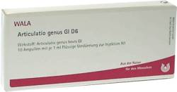 ARTICULATIO genus GL D 6 Ampullen 10X1 ml von WALA Heilmittel GmbH