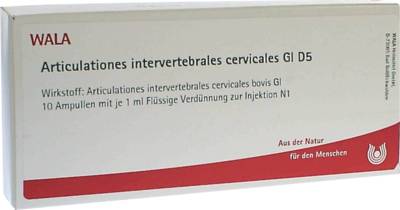 ARTICULATIONES intervertebral.cerv.GL D 5 Ampullen 10X1 ml von WALA Heilmittel GmbH