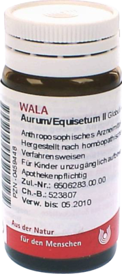 AURUM/EQUISETUM II Globuli 20 g von WALA Heilmittel GmbH