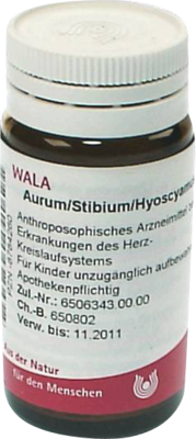 AURUM/STIBIUM/Hyoscyamus Globuli 20 g von WALA Heilmittel GmbH