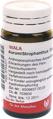 AURUM/STROPHANTHUS Globuli 20 g von WALA Heilmittel GmbH