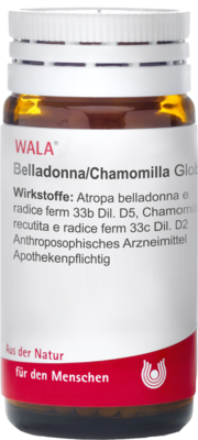 BELLADONNA CHAMOMILLA Globuli 20 g von WALA Heilmittel GmbH
