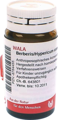 BERBERIS/HYPERICUM comp.Globuli 20 g von WALA Heilmittel GmbH
